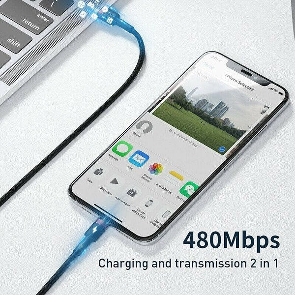 Baseus 1M PD USB Type C to Lightning Cable Cord Baseus 1M PD USB Type C to Lightning Cable Cord